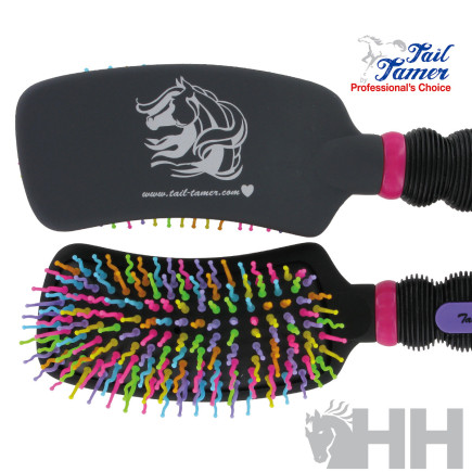 CEPILLO PROFESSIONAL'S CHOICE TAIL TAMER PARA CRINES Y COLA RAINBOW CURVO