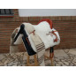 SILLA VAQUERA ARTESANAL EMPELLEJADA COMPLETA